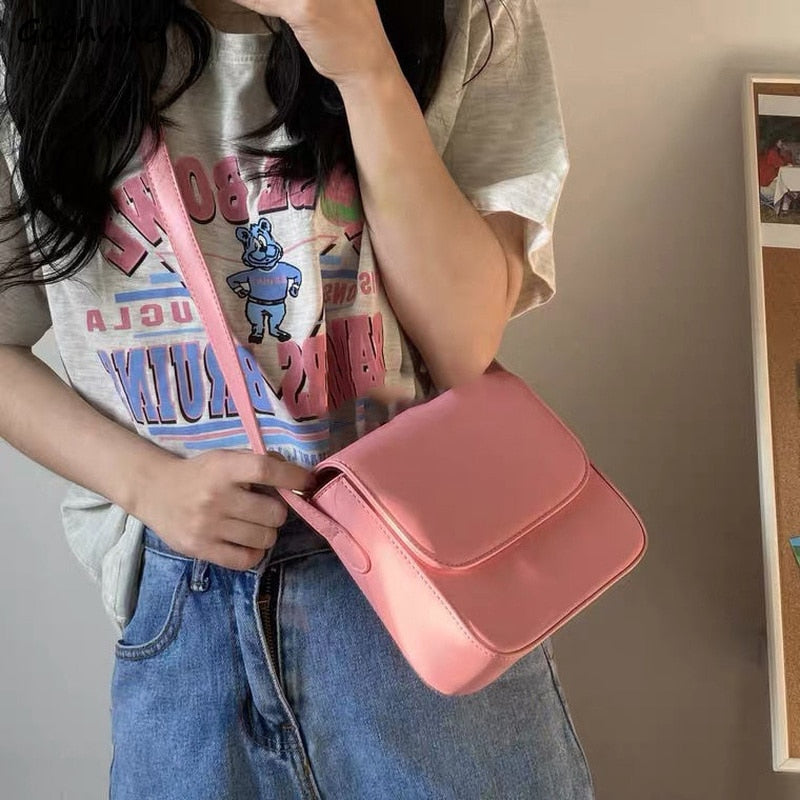 PU Leather Crossbody Bag