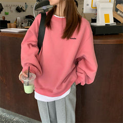 Aesthetic Plain Color Sweatshirt