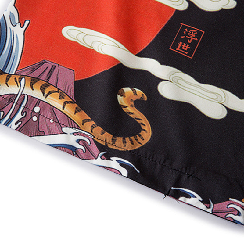 Harajuku Tiger 3/4 Sleeve Kimono