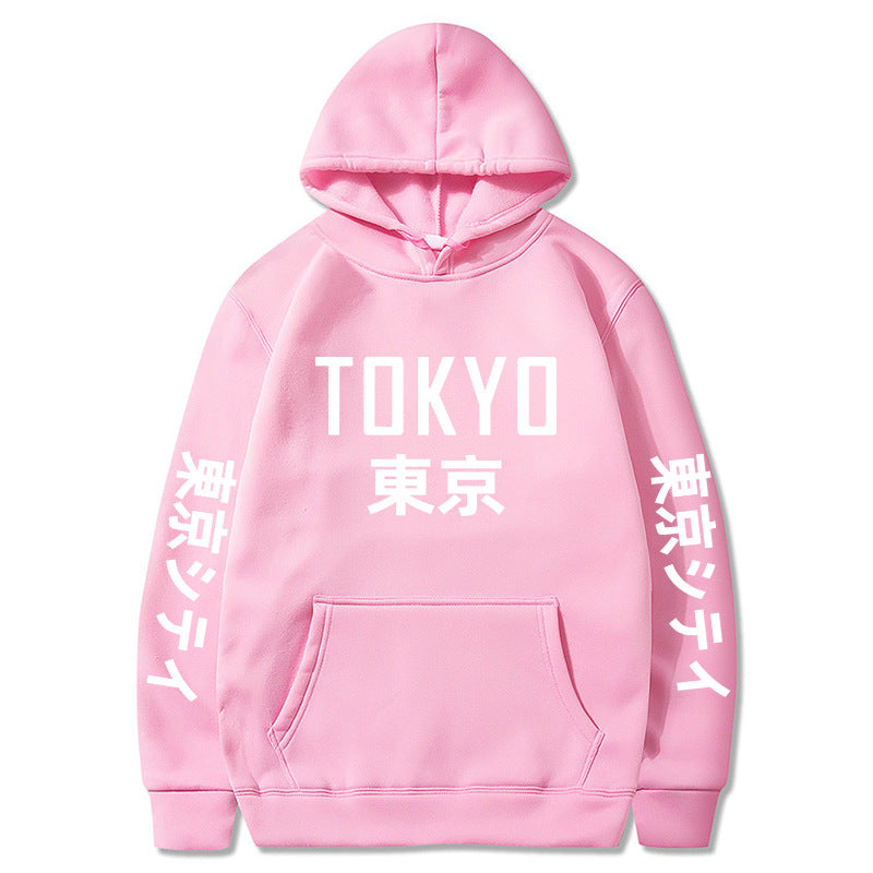 Tokyo Kanji Print Hoodie