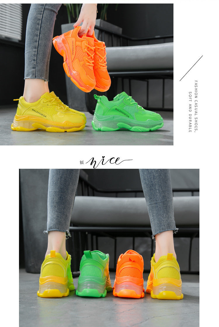 Aesthetic Colorful Mesh Shoes