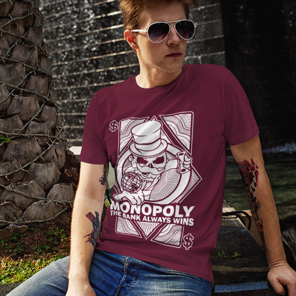 Monopoly The Bank Always Wins T-Shirt