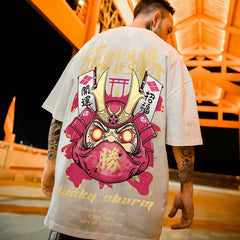 Chinese Style Lucky Daruma Oversized T-Shirts