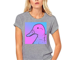 The Duck Vaporwave Women T-Shirt