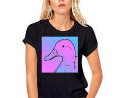 The Duck Vaporwave Women T-Shirt