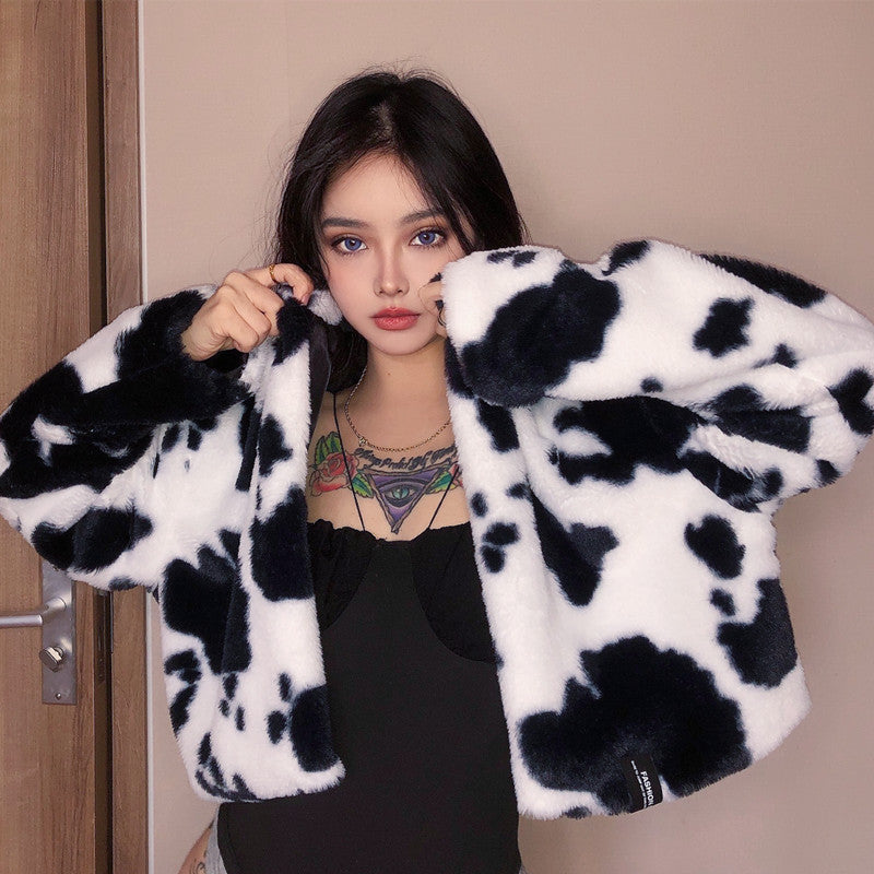 Short Faux Fur Coat