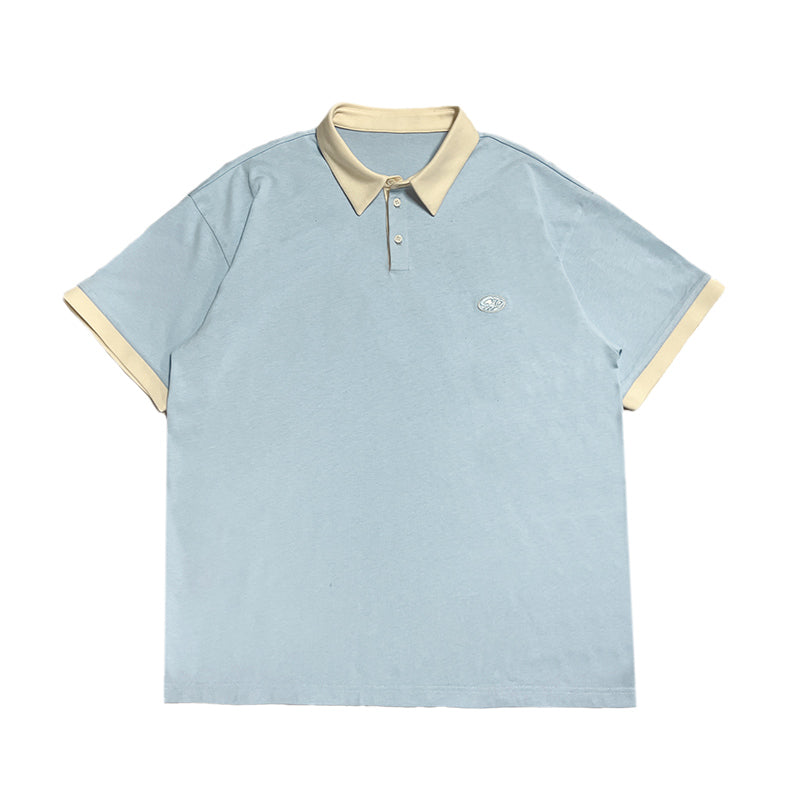 Oversize Short-Sleeved Polo Shirt