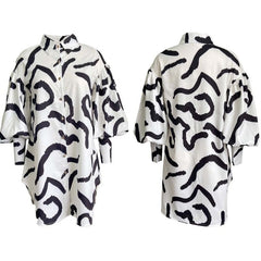 Long Sleeve Printed Dress