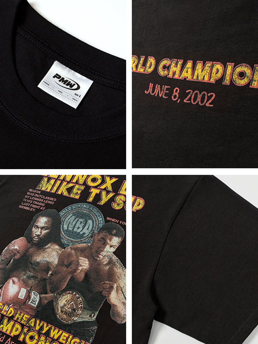 Boxing World Championship Printed T-shirt