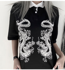 Dark Dragons Tee Dress T-Shirt