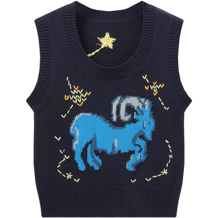 Aries Starry Sky Knitted Vest