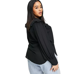 Plus Size Chiffon Shirt