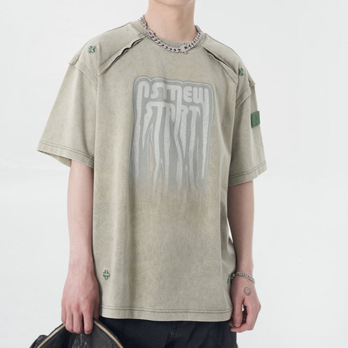 Oversized Inverted Seam T-shirt