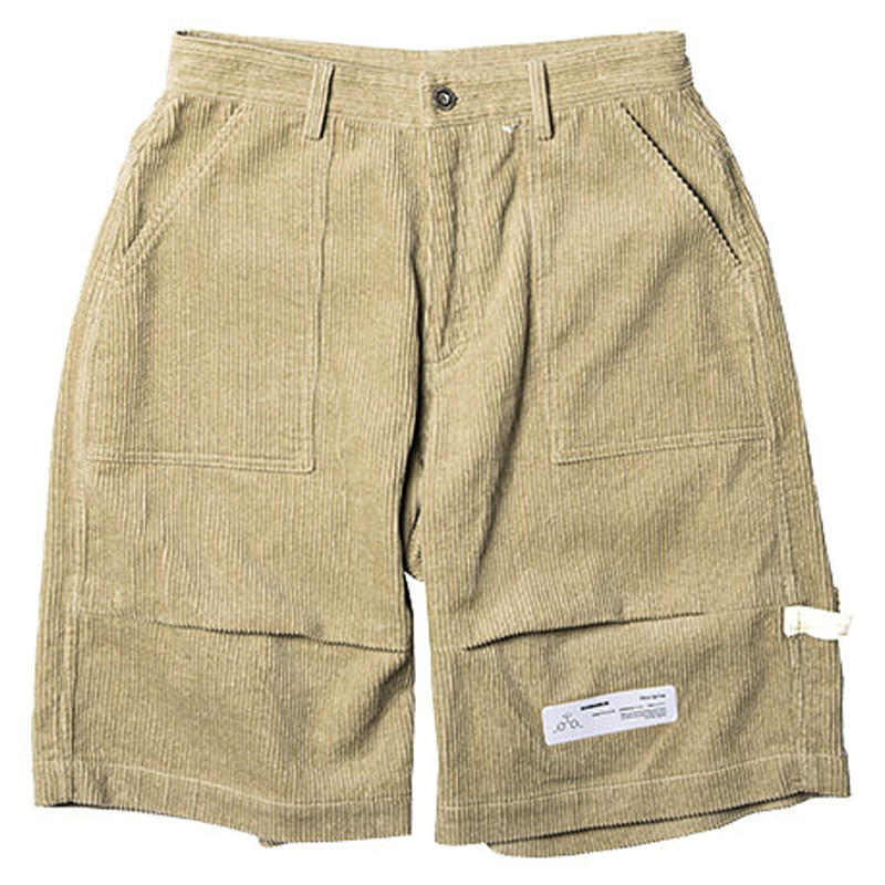 Solid Color Corduroy Shorts