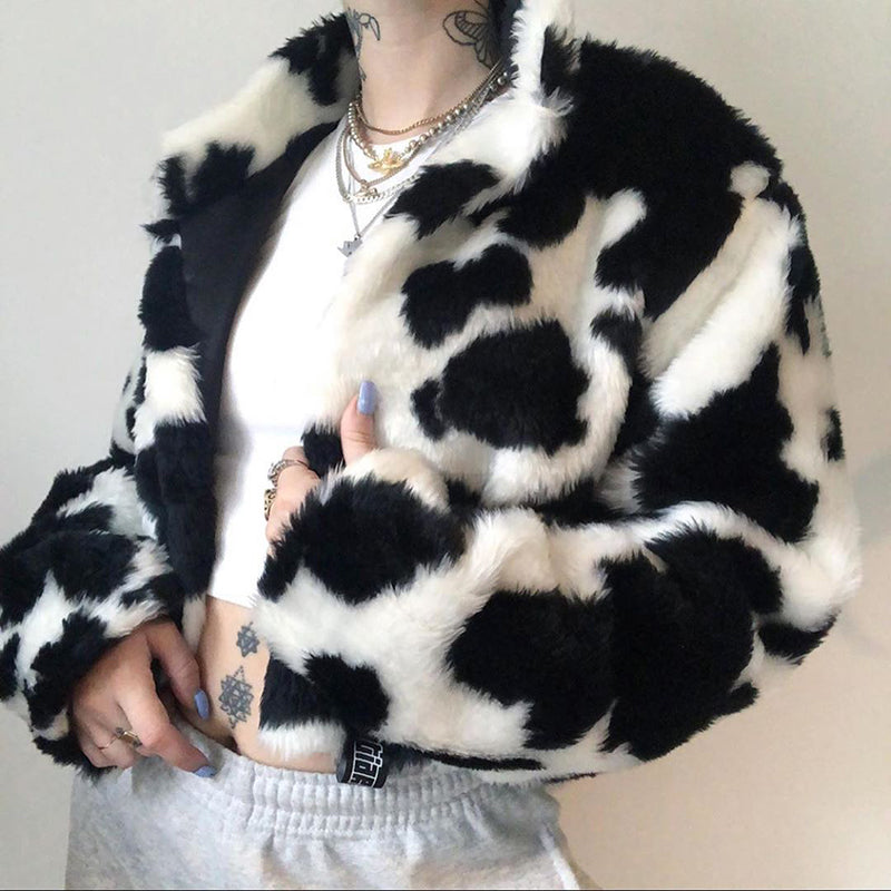 Short Faux Fur Coat