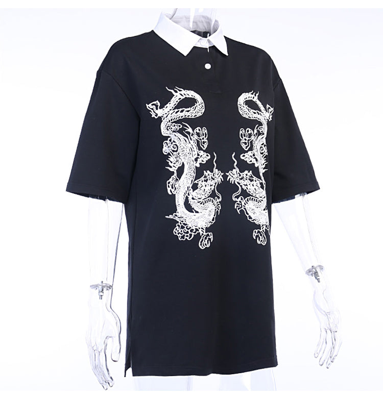 Dark Dragons Tee Dress T-Shirt