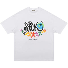 Sick World Round Neck T-shirt