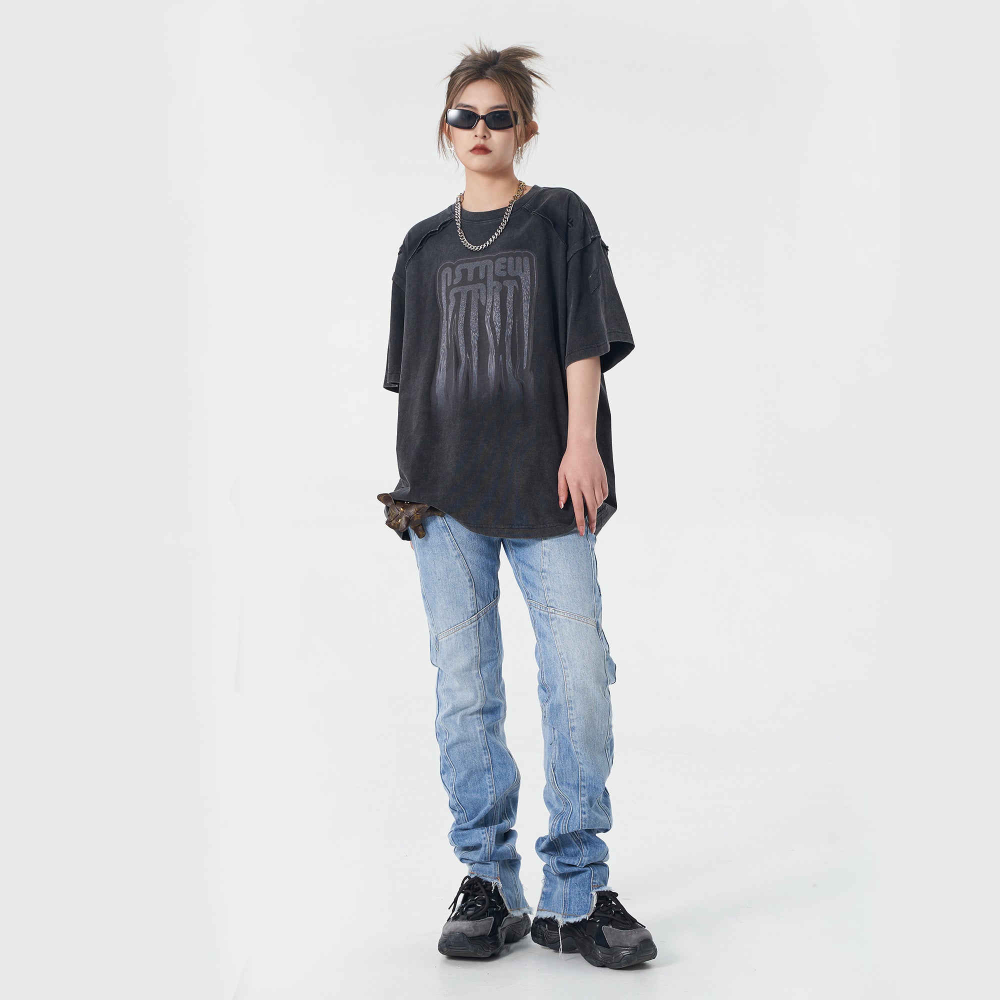 Oversized Inverted Seam T-shirt