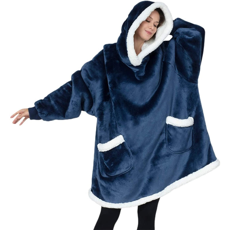 Oversize Warm Blanket Hoodie