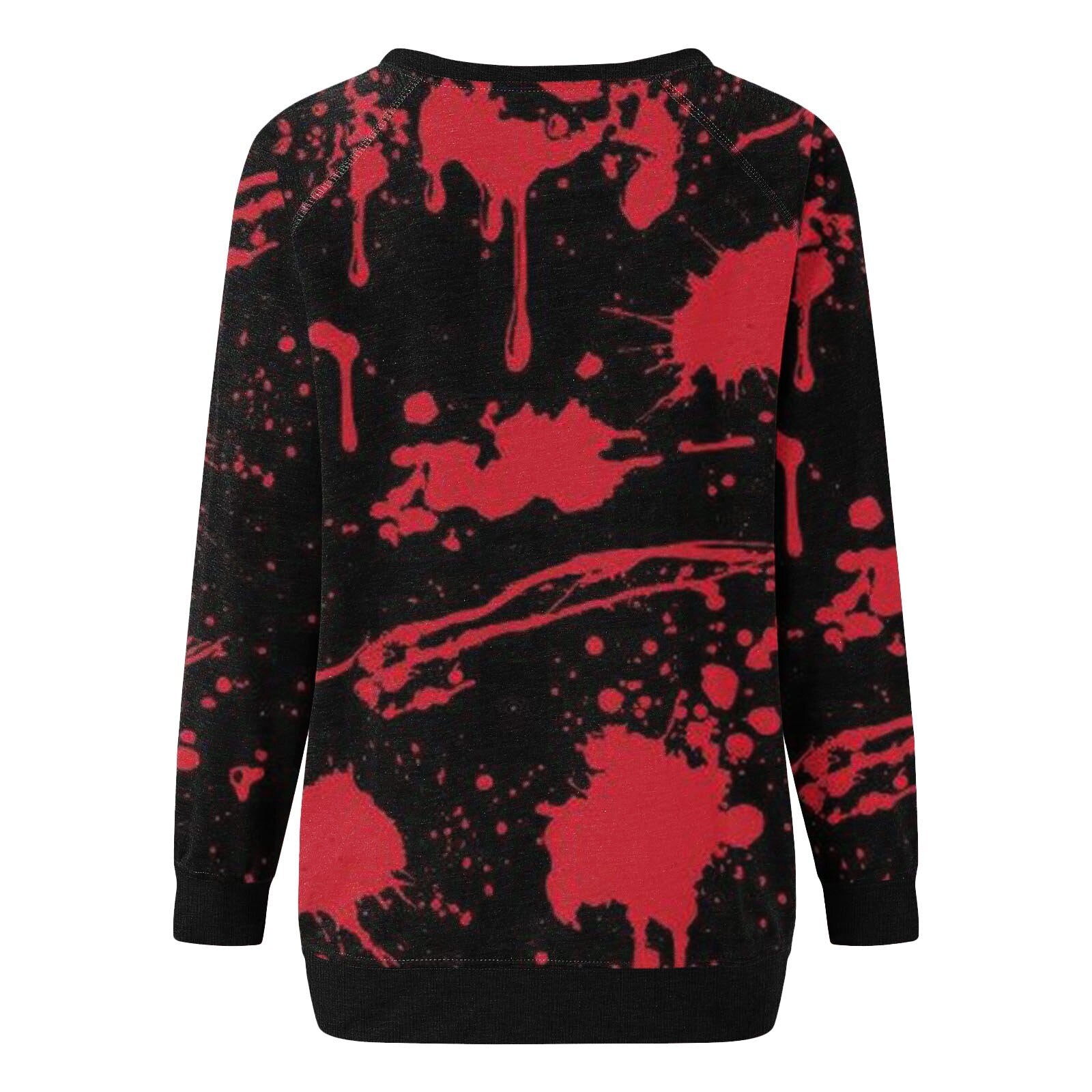 Halloween Print Long Sleeve Sweatshirt