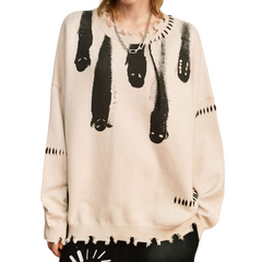 Ghost Gothic Knitted Sweaters