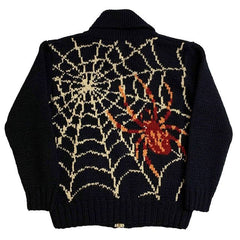 Spider Web Oversize Knitted Sweater