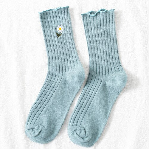 Cute Daisy Flower Socks