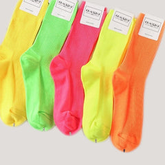 Solid Colorful Socks