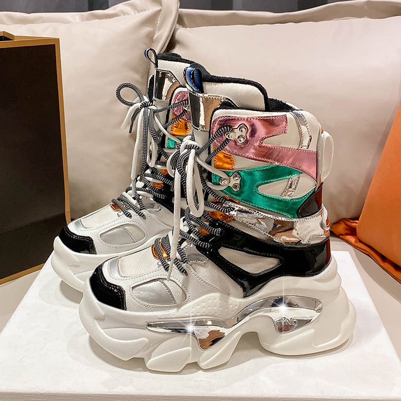 Chrome Colors Soft Platform Boots