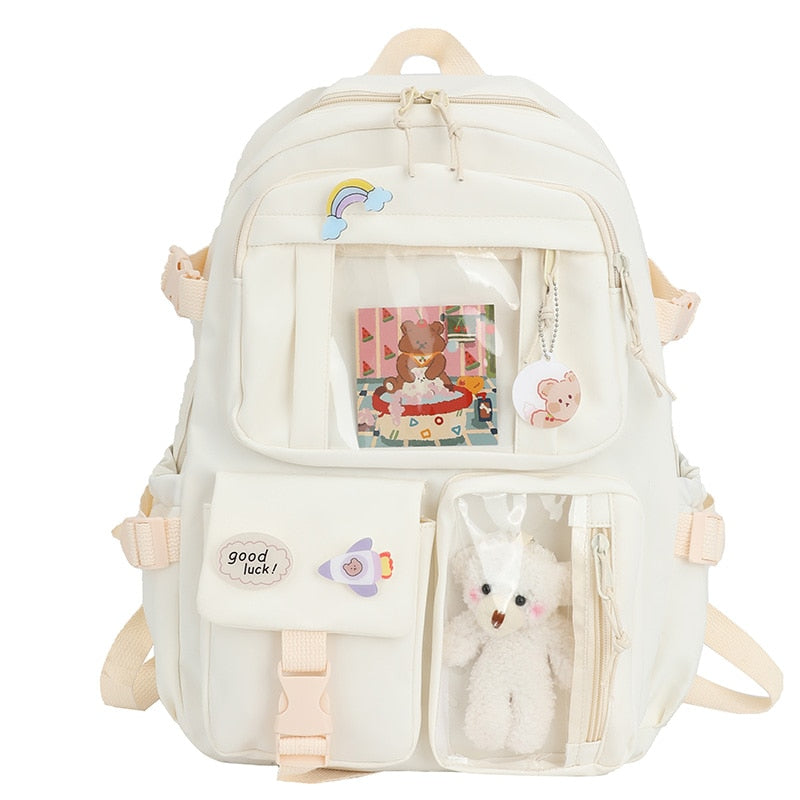 Cute Teddy Bear School Backpacks