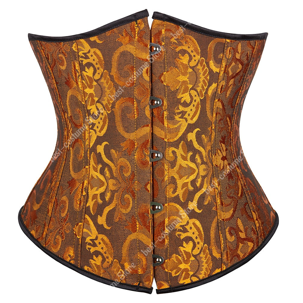 Underbust Lace-up Steampunk Corset