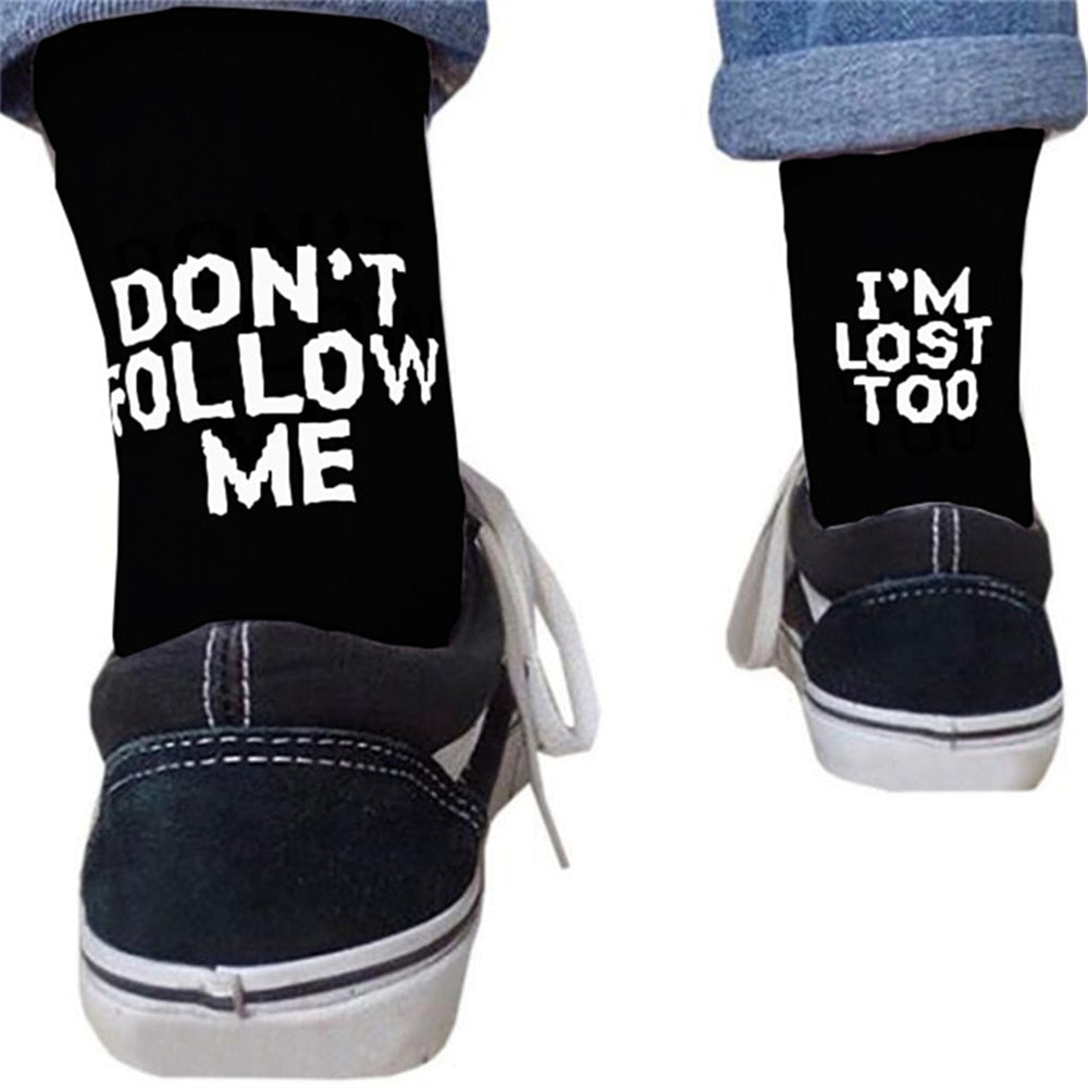 Don't Follow Me Socks