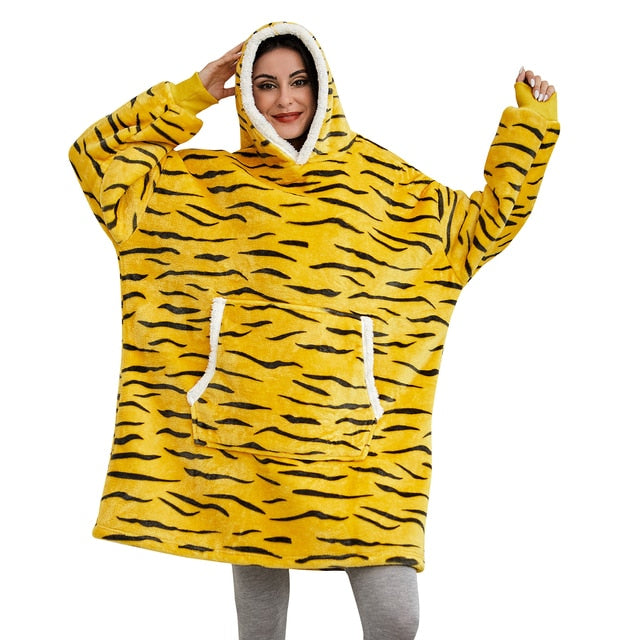 Oversize Warm Blanket Hoodie