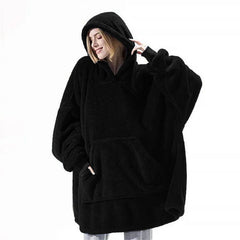 warm oversized winter hoodie