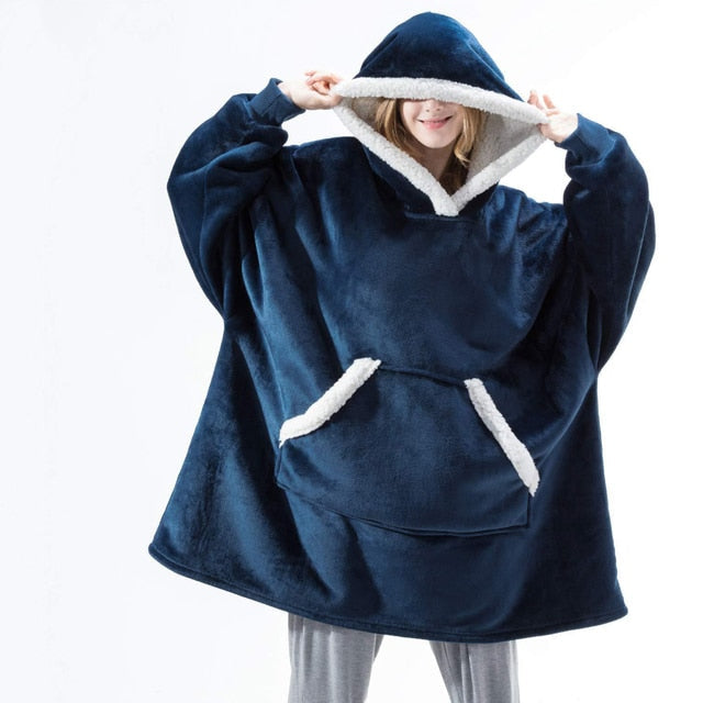 Oversize Warm Blanket Hoodie