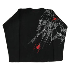 Spider Stripes Knitted Sweater