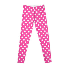 Pink with White Polka Dots Legging