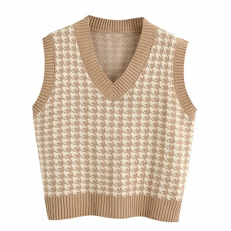 Knit Oversized Sweater Vest