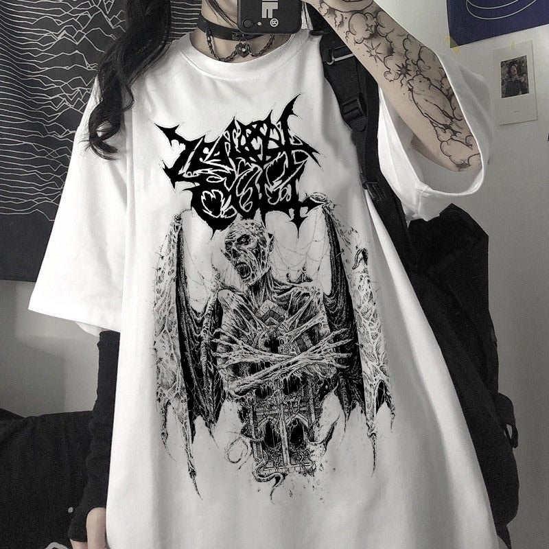 Ripped To Shreds Gothic Printed T-shirt