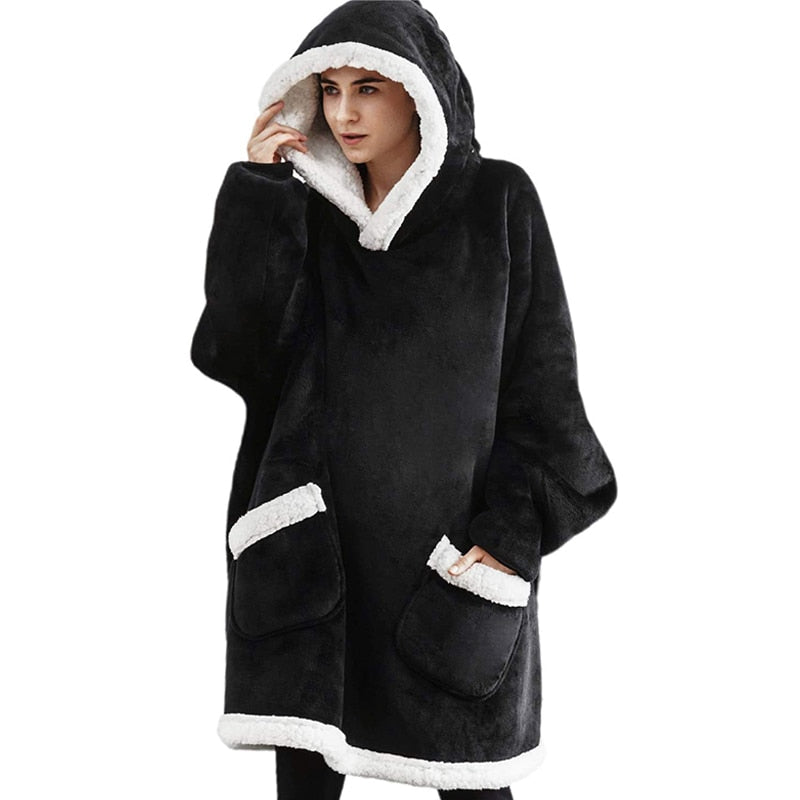 Oversize Warm Blanket Hoodie