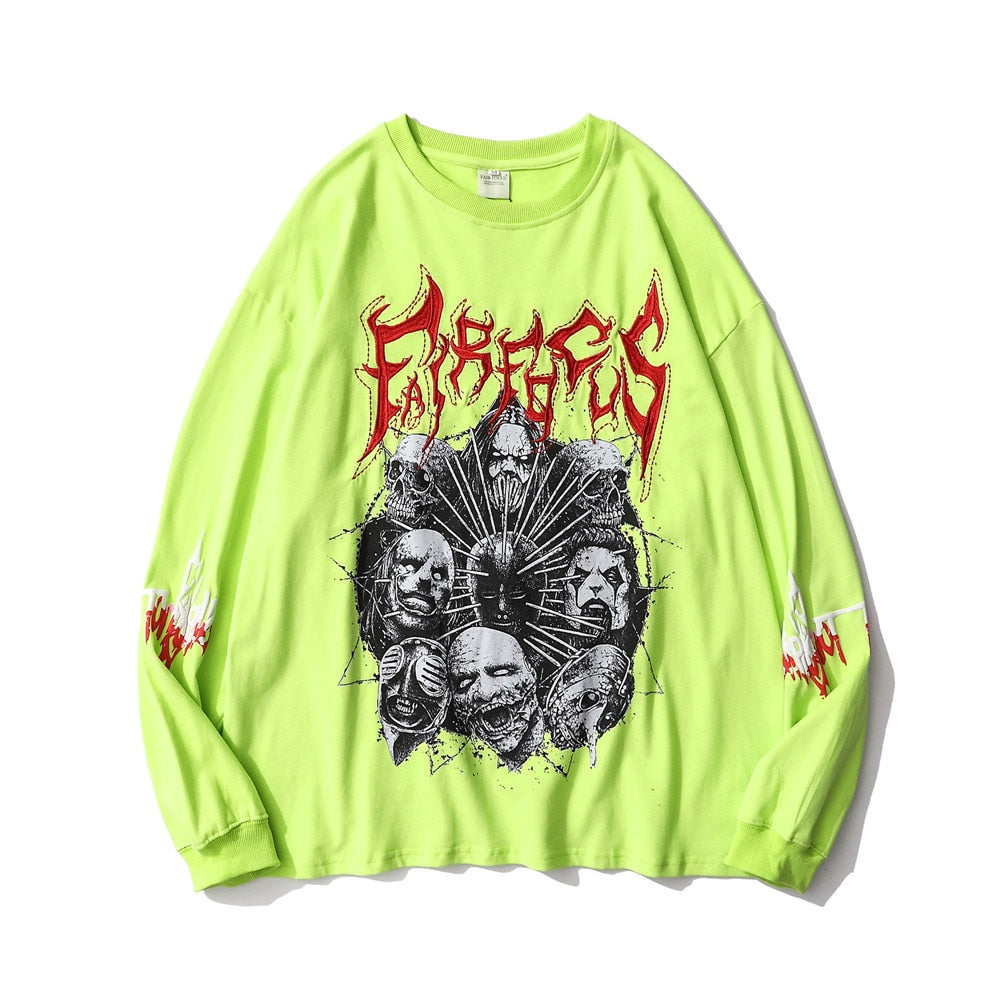 Horror Masks Harajuku Sweatshirt