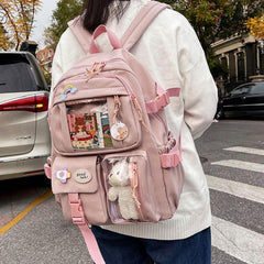 Cute Teddy Bear School Backpacks