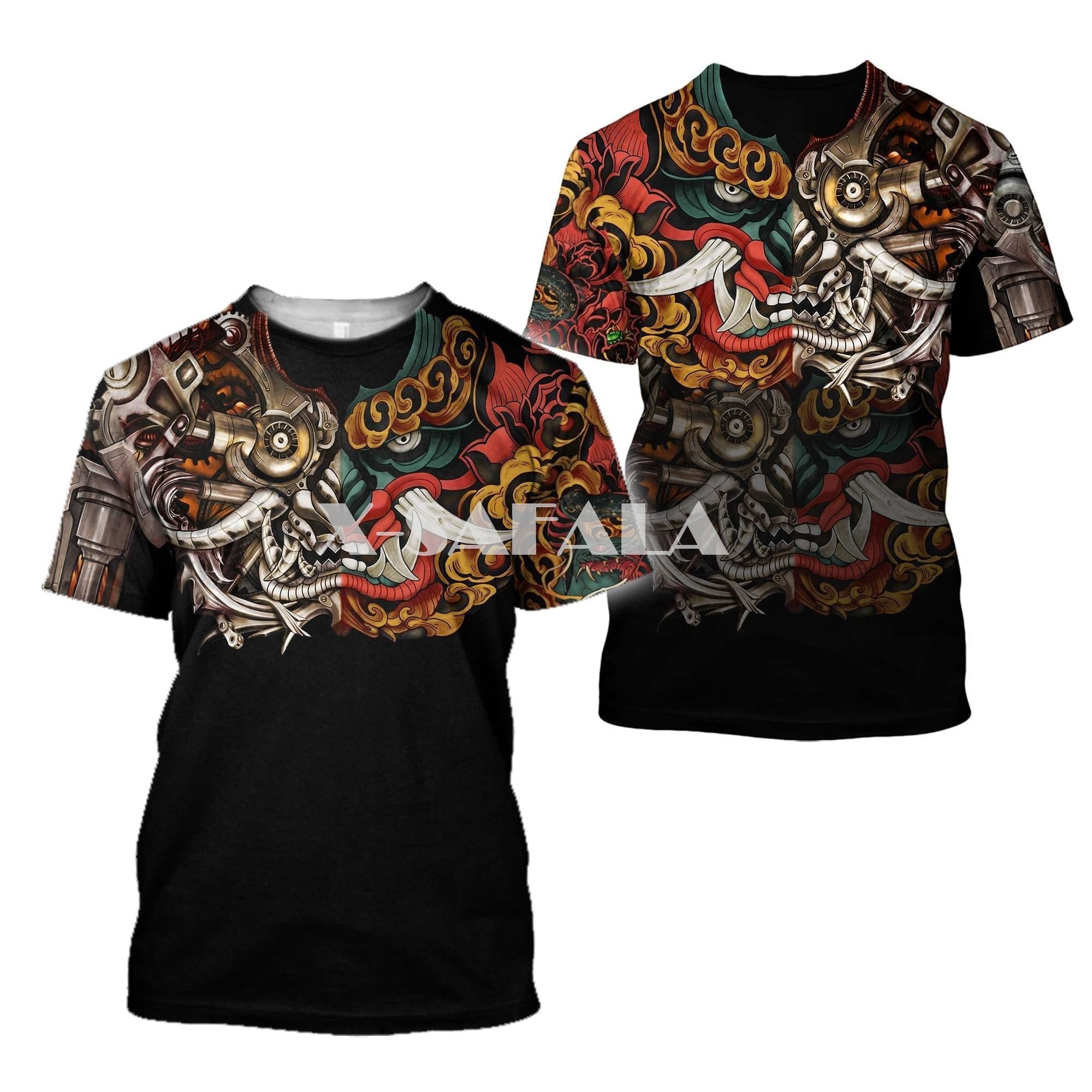 Samurai Tattoo Art Mask Shirt