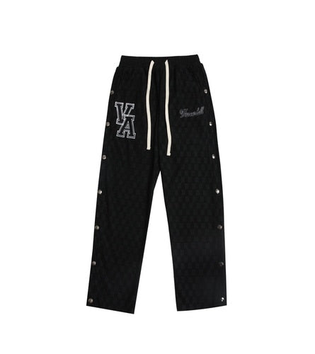 VA Button Side Joggers Pants