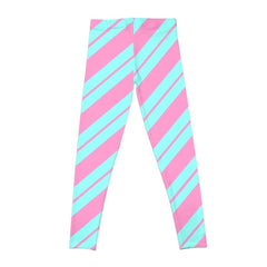 High Waist CandyCane Striped Sport Legging