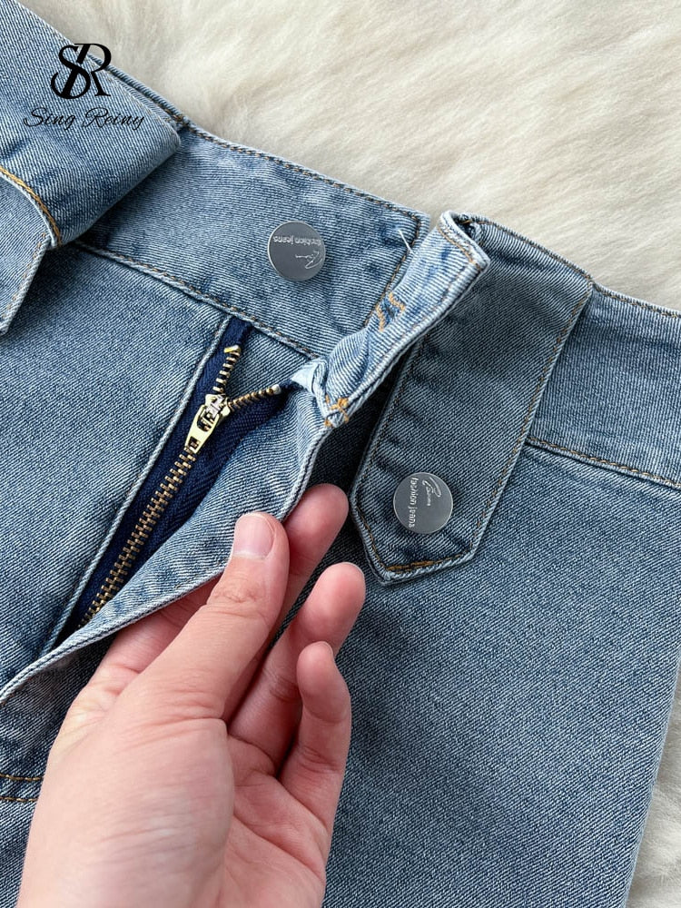 Denim Tube Top with Mini Skirt