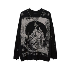 Tattered Show Xin Dou Sweater