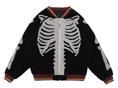 Skeleton bomber jacket