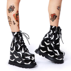 Gothic Platform Ankle Booties