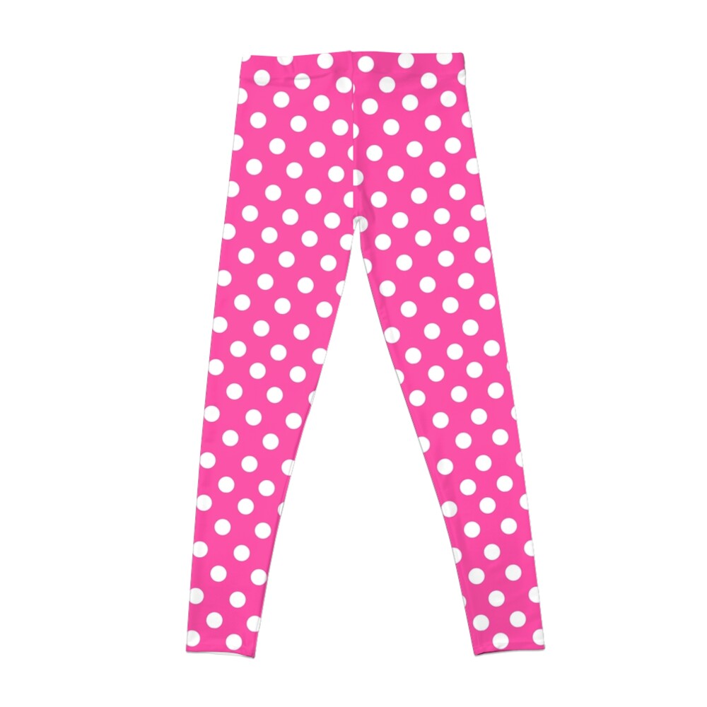 Pink with White Polka Dots Legging